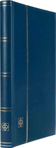 Comfort A4 Stamp Stockbook - 16 Black pages 32 Sides - Blue