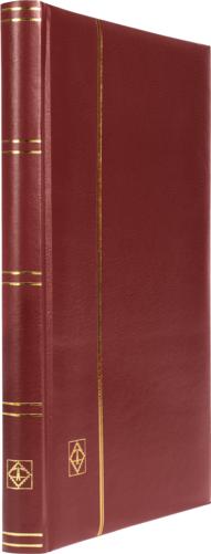 Comfort A4 Stamp Stockbook - 16 Black pages 32 Sides - Burgundy
