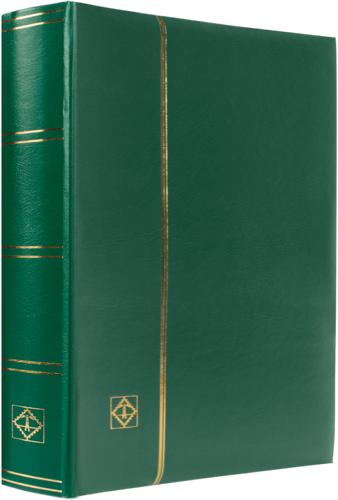 Comfort A4 Stamp Stockbook - 32 Black Pages, 64 Sides - Green