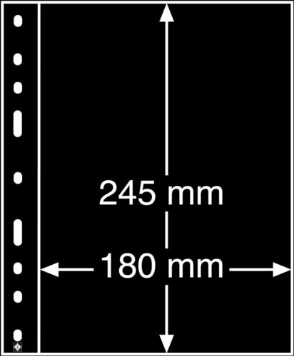 Compact Black Optima 1S Refills 180x245mm - Pack of 10