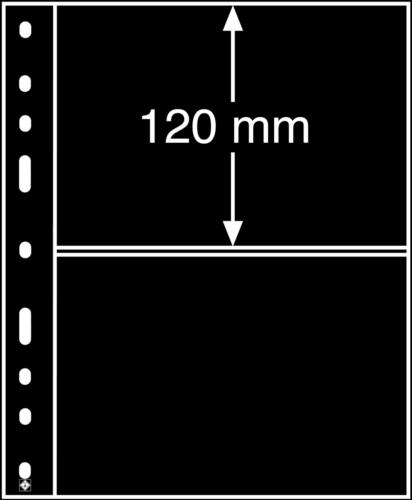 Compact Black Optima 2S Refills 180x120mm 2 Pockets - Pack of 10