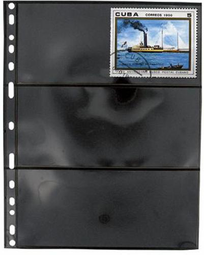 Compact Black Refills 6 Pockets 185x81mm Pk of 10