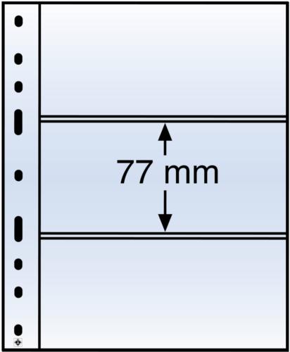 Compact Clear Optima 3C Refills for Banknotes 180x77mm 3 Pockets - Pack of 10