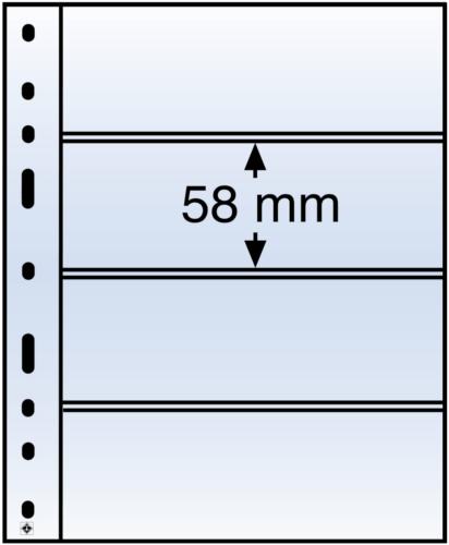 Compact Clear Optima 4C Stamp Refills 180x58mm 4 Pockets - Pack of 10