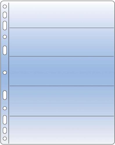 Compact Clear Premier Acid-Free 5 Pocket Refills 185x43mm (7.2x1.7") - Pack of 10