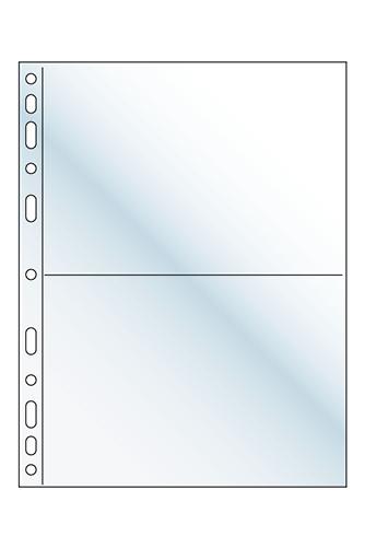 Compact Pocket Refills - Clear 2 pockets - 185x120mm ( Pack of 10)