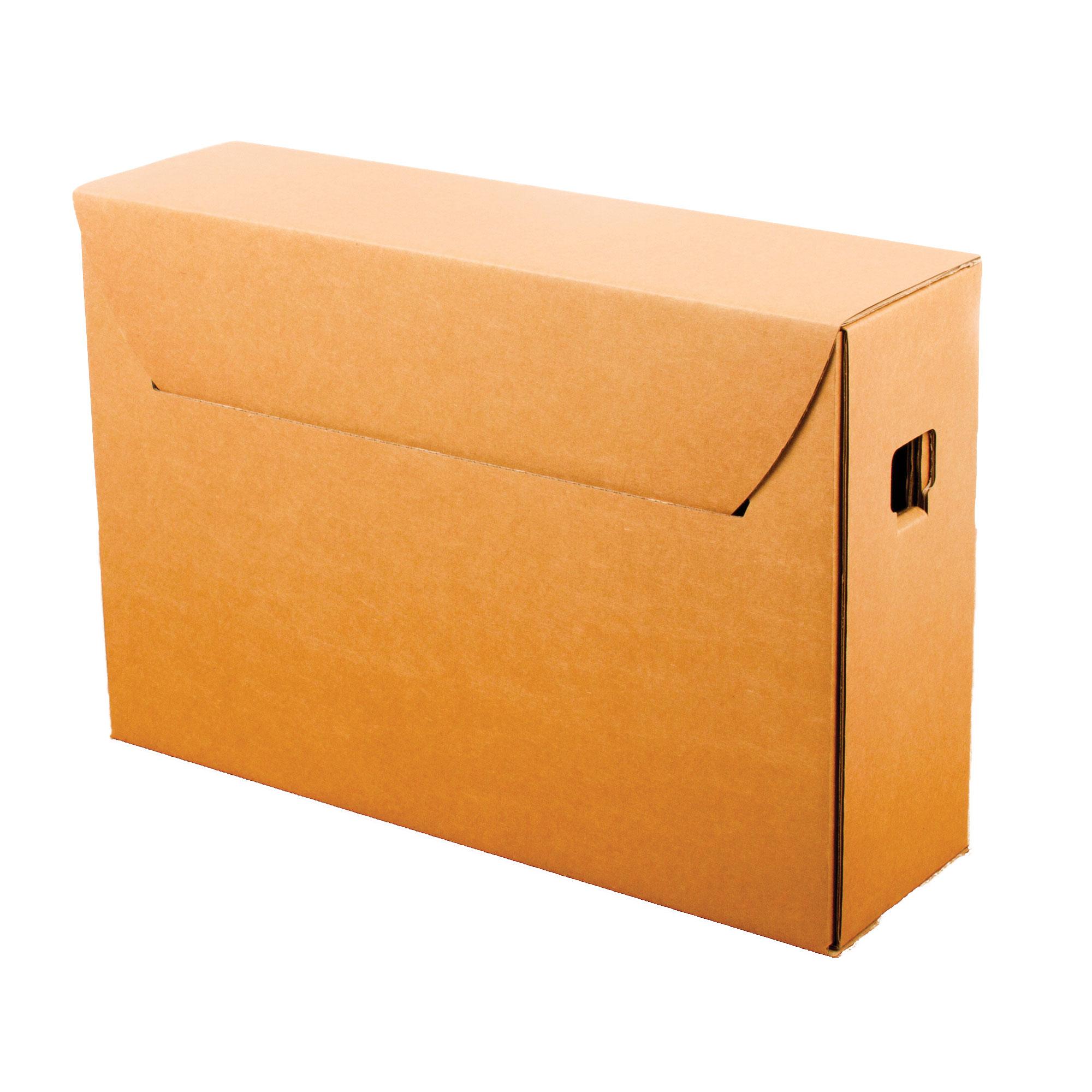 Corrugated Archival Storage Boxes 435x320x60mm - Pack of 1