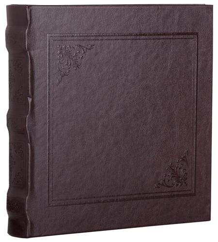 Cuero 6x4.5 Slip-in Photo Album - 200 Photos - Dark Brown