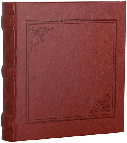 Cuero 6x4.5 Slip-in Photo Album - 200 Photos - Burgundy