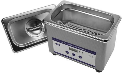 Digital Ultrasonic Cleaner - 800ml Stainless Steel Tank for Coins, Watches, Glasses & More