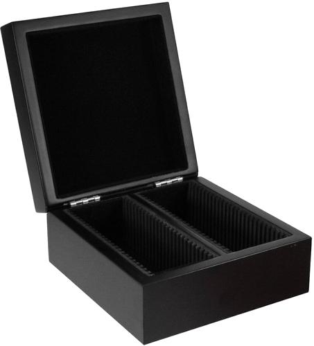 Elegant Wooden Box for Coin Holders