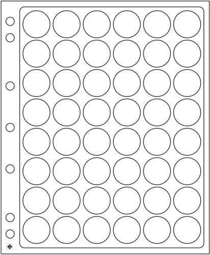 Encap Refills for Coin Capsules - 48 Spaces for 22-23mm Capsules - Pack of 2