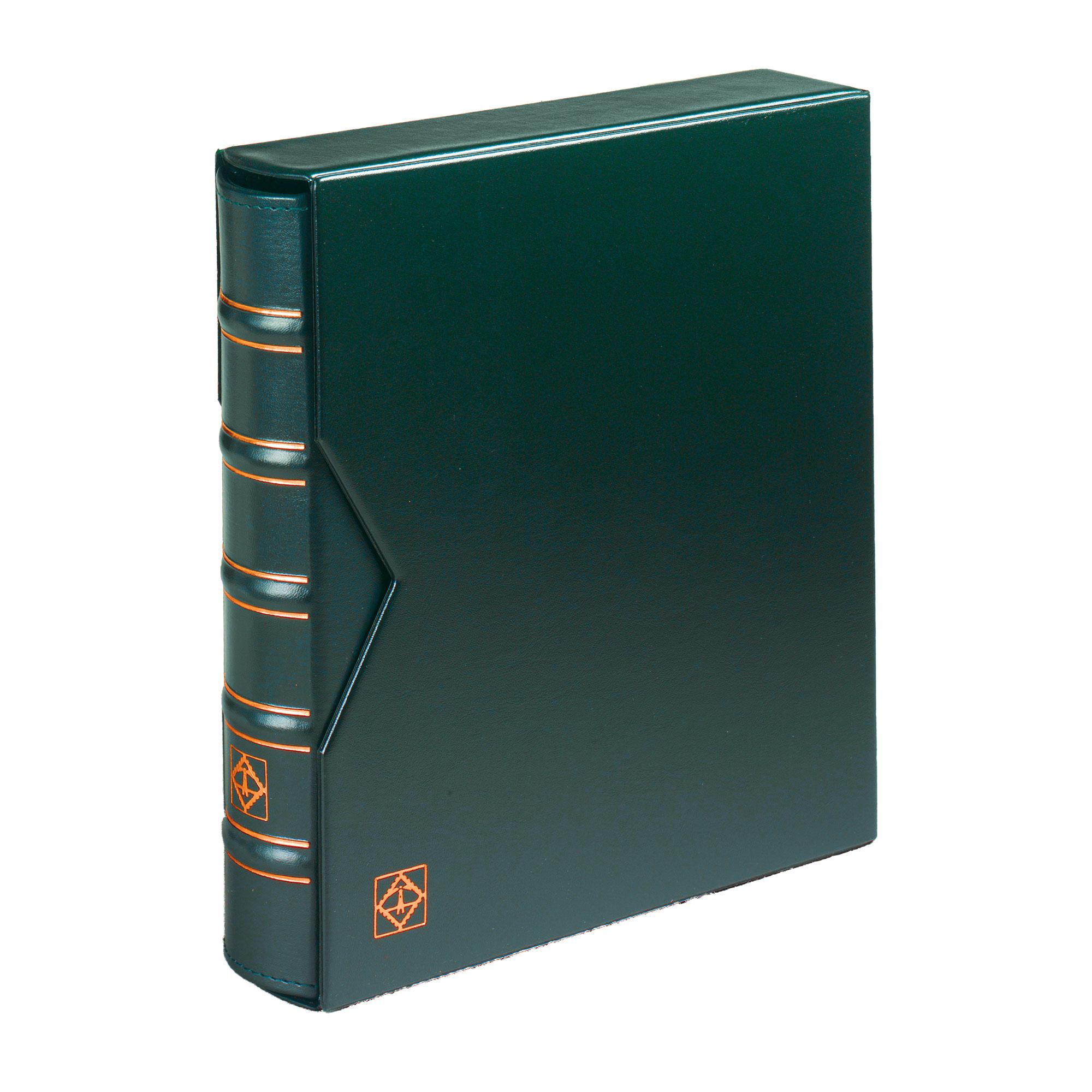 Excellent 13 Ring Classic Binder and Slipcase - Green