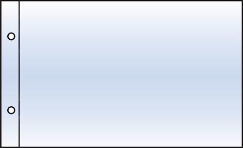 FDC Acid-Free Pocket  Refills - 198x128mm (1 pocket) - Pack of 10