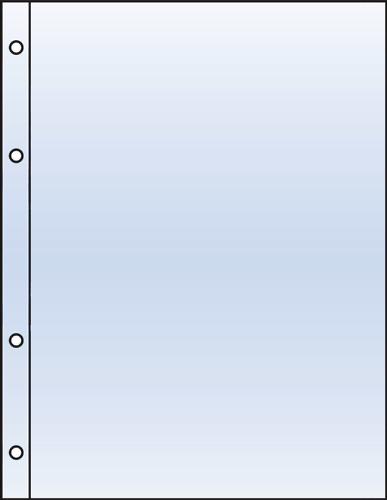 Compact Clear Acid-Free Pocket Refills for British FDCs 165 x 223mm (1 pocket) - Pack of 10