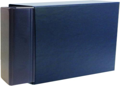 Compact Landscape FDC & Postcard Large Capacity Album with Matching Slipcase - Blue