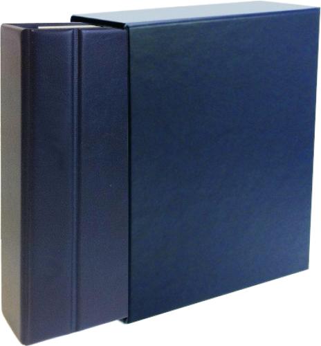 Compact Portrait FDC & Postcard Large Capacity Album with Matching Slipcase - Blue