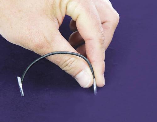 Fixing Straps for Display Cases - 100mm Elastic Straps with Split Pins (Pack of 10)