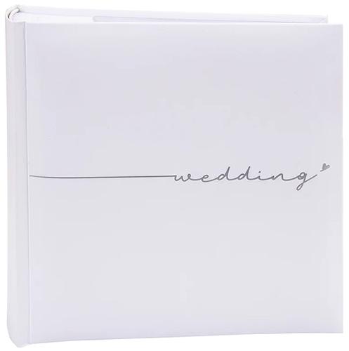 Fleur Wedding Traditional Interleaved Photo Album with 60 pages