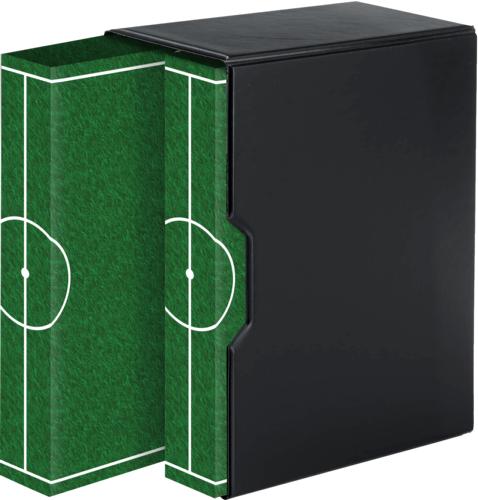 Football Double Binder Album Set with Black Vinyl Slipcase