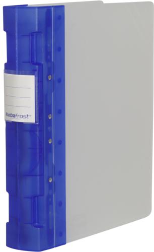 A4 Frost Ergogrip Durable Polypropylene Binder Album - Cobalt Blue