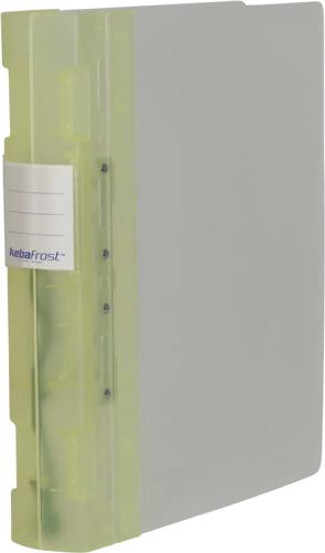 A4 Frost Ergogrip Durable Polypropylene Binder Album - Yellow