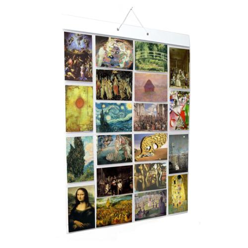 Hanging Gallery Picture Pockets - Large -  40 6x4" Photos in 20 Pockets