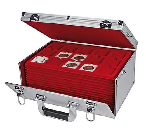 Giant Coin Case with 15 red trays