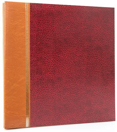 Grace Classic Traditional Photo Album - 40 Self-Adhesive Pages - Red