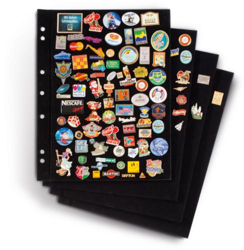 Grande Black Velvet Pin Sheets (215x310mm)