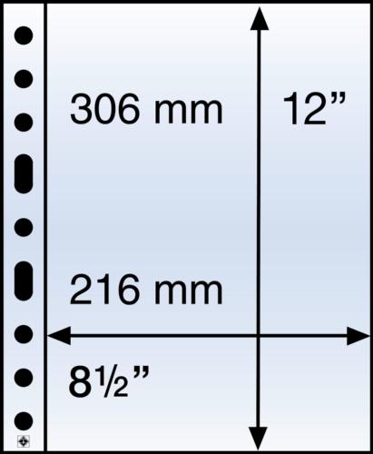 Clear Grande 1C Refill Sheets (306x216mm) Pack of 5