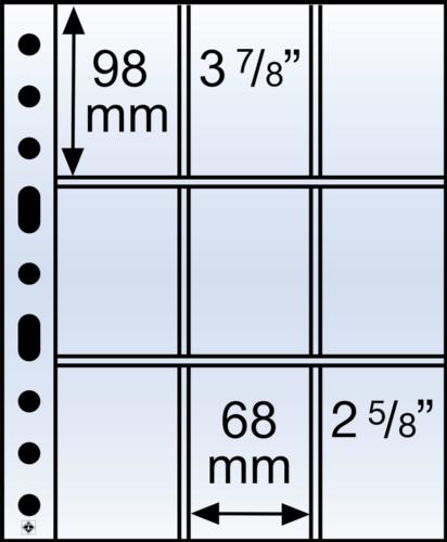Grande Pro TCG Trading Card Refill Sheets (98x68mm) Pack of 5