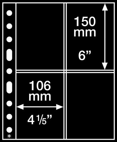 Black Grande 2ST Refill Sheets (150x106mm) Pack of 5