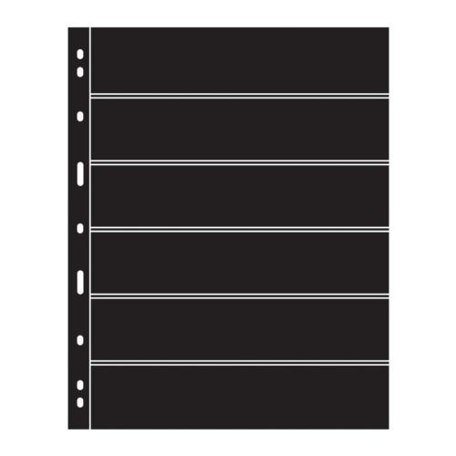 Black Grande 6S Refill Sheets (46x216mm) Pack of 5
