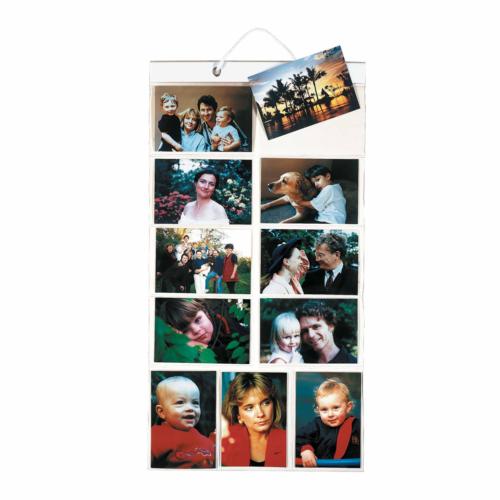 Hanging Gallery Picture Pockets - Small - 22 6x4" prints in 11 pockets