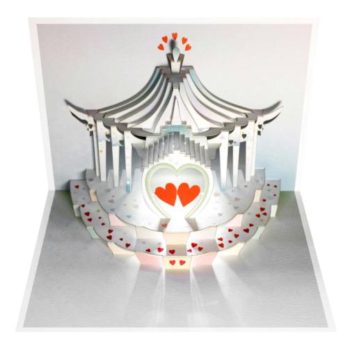 Heart Carousel - Amazing Pop-up Greeting Card
