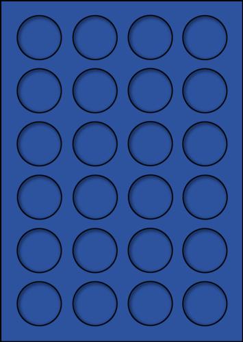 Single Large Coin Tray - 24 spaces for Coins up to 38mm