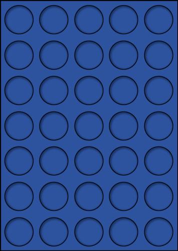 Single Large Coin Tray- 35 spaces for Coins up to 32.5mm