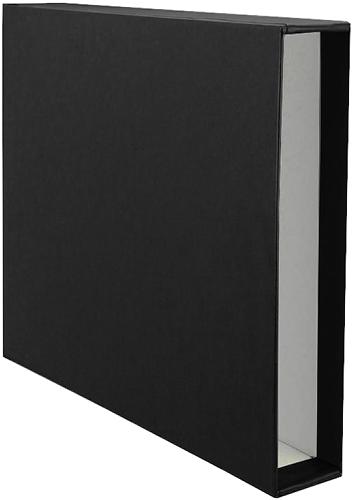 Slipcase for Large Format Black Postcard Album - Protective Storage Cover