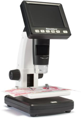 LCD Digital Microscope with 3.5" Screen, 10-500x Magnification, 5MP Sensor, 4GB MicroSD
