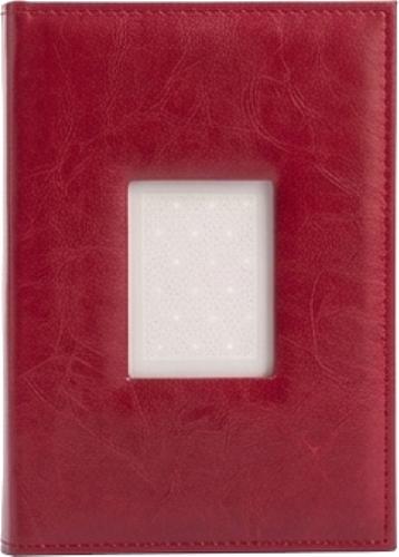Mediterranean-Coloured Slip-In Photo Album with Aperture - 200 Photos - 6x4.5" - Red