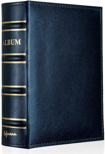 Library Mini  Leather-Look Slip-In Photo Album - Holds 100 Portrait 6x4" Prints - Green