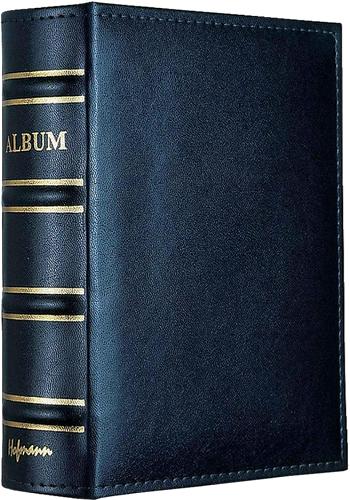 Library Mini  Leather-Look Slip-In Photo Album - Holds 100 Portrait 6x4" Prints - Dark Green