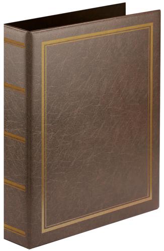 A4 Classic Deluxe Binder Album - Brown