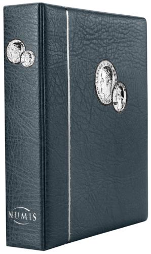 Numis Coin Album - Blue - includes 5 refills