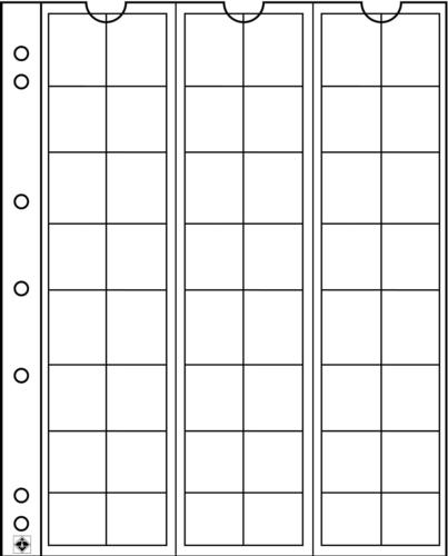 Numis Coin Pocket Refill Pages 48x17mm - Pack of 5