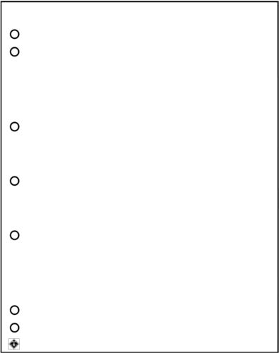Numis White Interleaf Pocket Refill page - Pack of 10