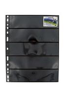 Compact Black Optima 5S Stamp Refills 180x42mm - 5 Pockets