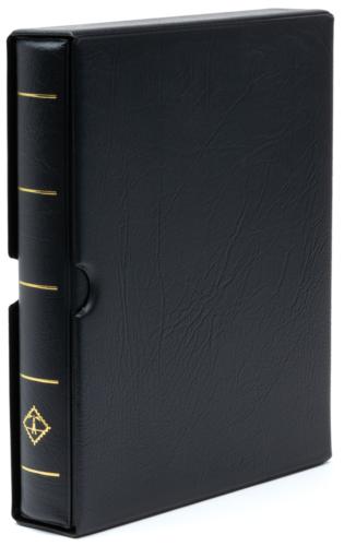 Optima Leather Effect Single Album Set - Black