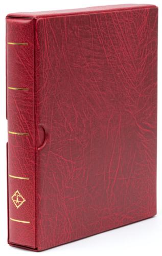 Optima Leather Effect Single Album Set - Burgundy